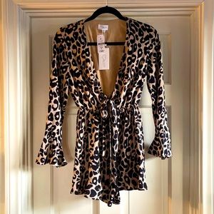 Super Cute Cheetah Romper